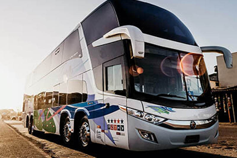 Charter bus exterior