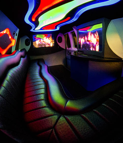 Limo van interior